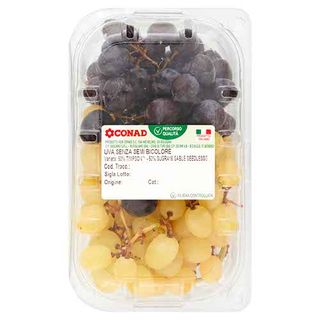CONAD Percorso Qualità Uva Senza Semi Bicolore 500 g - 8003170086296