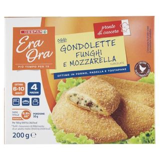Despar Era Ora Gondolette Funghi e Mozzarella 200 g