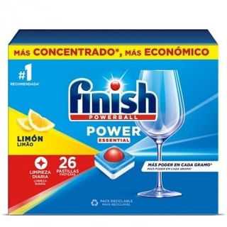 Lavavajillas En Pastillas Limón Finish Powerball 26 Ud.