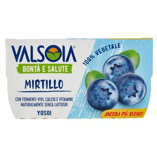 Valsoia Bontà e Salute Yosoi Mirtillo 2 x 125 g