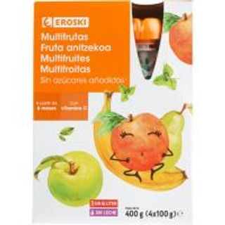 Bolsita 100% Multifrutas Eroski Pack 4X100 Gr. (21834387)