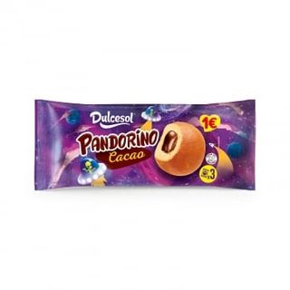 Bollo Con Crema De Cacao Pandorino Dulcesol 135 G.