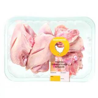 Frango Completo aos Pedaços Continente (emb. 1,3 kg (aprox.))