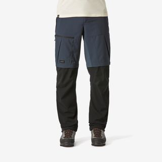 Pantalón desmontable de montaña y trekking Hombre Forclaz MT500.52 (L34) Gris
