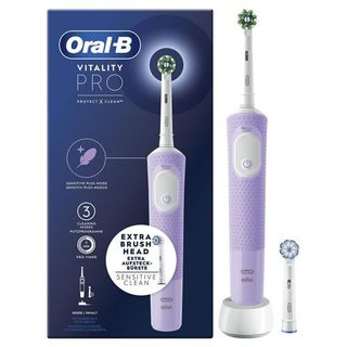 Cepillo Eléctrico Oral-B Vitality Pro Lila + 2 Recambios (4210201432340)