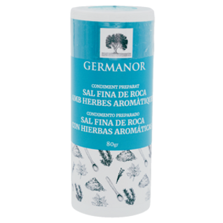 Sal Fina De Roca Con Hierbas Aromáticas 80g Germanor