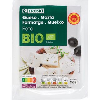 Queso Feta Taco Eroski Bio Taco 150 G (24536724)