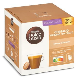 Café En Cápsulas Cortado Nescafé Dolce Gusto Caja 16 Unidades