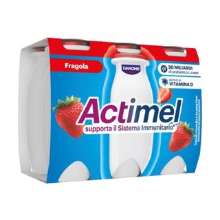 Actimel Yogurt Da Bere Gusto Fragola 6x100g