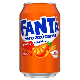 Fanta Zero Azúcares Naranja Lata 330ml