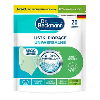 Dr.Beckmann Magic Leaves Listki Piorące Fresh Breeze Uniwersalne 20 szt.