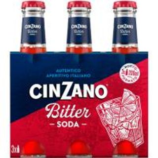 Bitter Soda Cinzano, Pack 3X0,20L+Aceitunas (24959165)