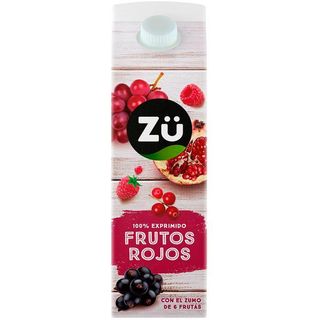 Zumo Exprimido De Frutos Rojos Zü, Brik 1 Litro (26259549)