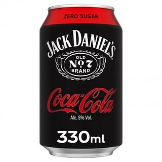 Whisky Jack Daniel’S Con Coca-Cola Zero Azúcar Lata 33 Cl.