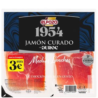 ELPOZO 1954 Jamón Curado En Lonchas 180 G