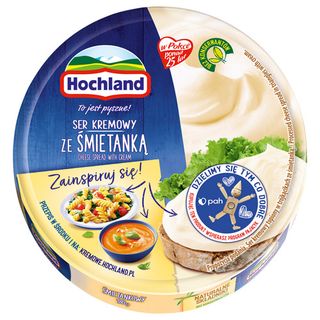 Hochland Ser topiony w krążku śmietankowy, 180 g