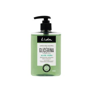 Jabón De Manos Glicerina Y Aloe Vera Dosificador 250Ml. Lida (173074)