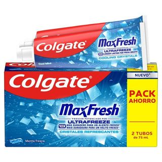 Dentífrico Duplo Colgate Max Fresh, Pack 2X75 Ml (23519721)