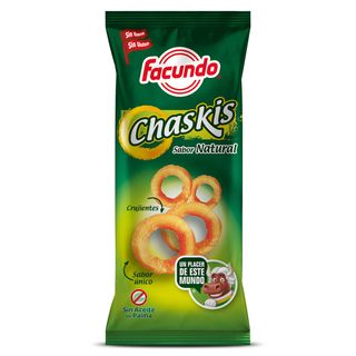 Snack De Maíz Sabor Natural Chaskis Facundo 100 G