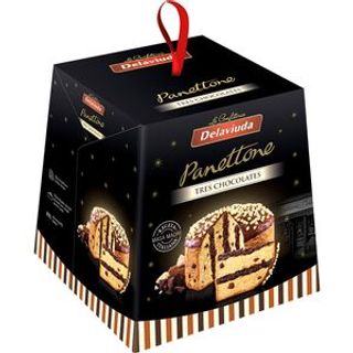 DELAVIUDA Panettone Tres Chocolates 750 G