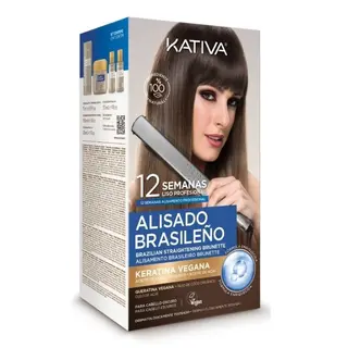 Kit Alisado Brasileño Brunette - Kativa - Brunette 7750075052918