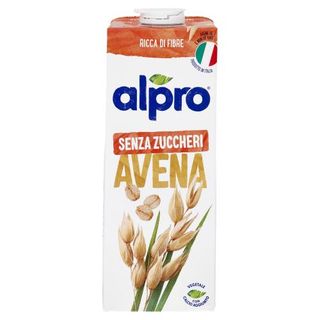 ALPRO Senza Zuccheri Bevanda Vegetale all'Avena, Senza Lattosio, Ricca di Fibre, 1l