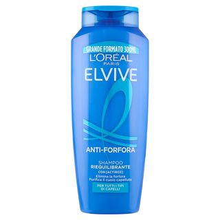 Elvive Anti-Forfora Shampoo Riequilibrante, Per Tutti I Tipi Di Capelli, 300 Ml
