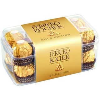 Bombones T16 Ferrero Rocher, 16 Uds., Caja 200 Gr. (367896)