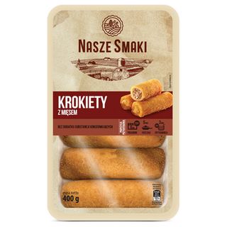 Nasze Smaki Krokiety z mięsem, 400 g