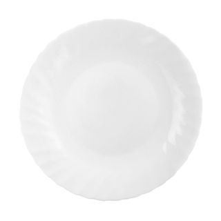 Piatto piano Prima, - in vetro opalino, da 26 cm