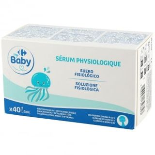 Suero Fisiológico My Carrefour Baby 40 Uds. De 5 Ml.