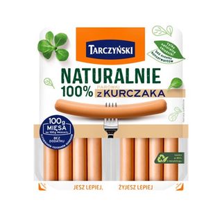 Tarczyński Parówki z kurczaka Naturalnie 100%, 160 g