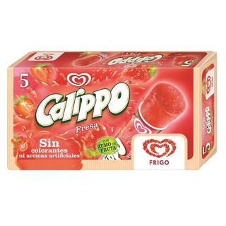 Frigo Calippo de fresa pack 5 x 85 g