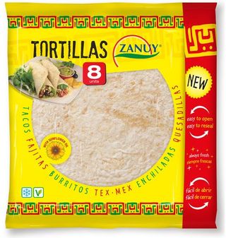 Tortillas Zanuy Trigo 8 Uds. 320 G