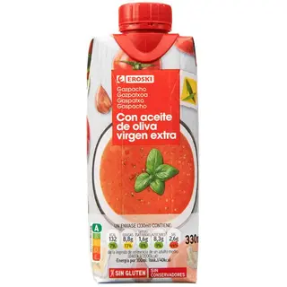 Gazpacho Original Eroski, Brik 330 Ml (17150889)