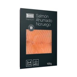 Salmón Noruego Ahumado Premium Pack 100 Gr.