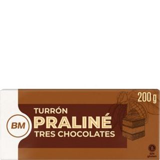 BM Turrón De Chocolate Praliné 200G