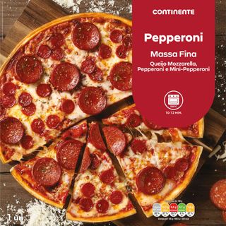 Pizza Pepperoni e Salame Congelada Continente (emb. 320 gr)