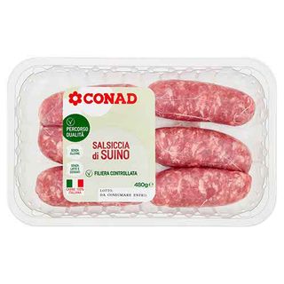 CONAD Percorso Qualità Salsiccia di Suino 480 g - 8003170053656