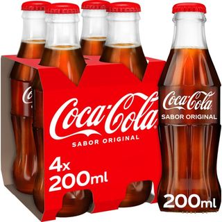 Refrigerante com Gás Cola Coca-Cola (emb. 4 x 20 cl)