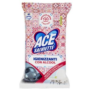 Ace Salviette Igienizzanti Con Alcool 40 Pz - 135282