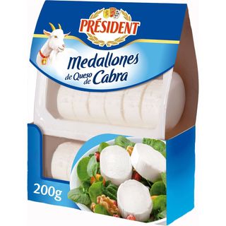 Queso Cabra Medallones, Paquete 200 g