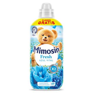 Suavizante Concentrado Azul Vital Mimosin Botella 69 Lavados