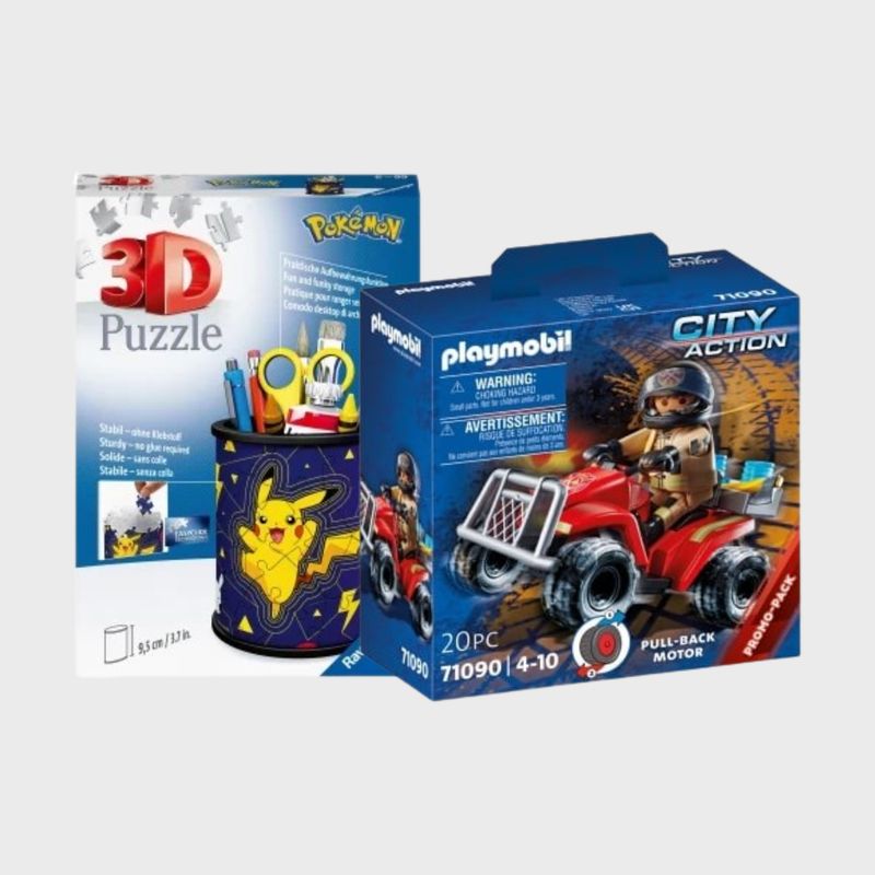 Puzzles, Vehículos y Construcciones