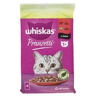 Whiskas Pranz Carne Mix 6X50Gr
