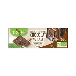 Galletas Tableta Chocolate Con Leche Bio 150 Gr.