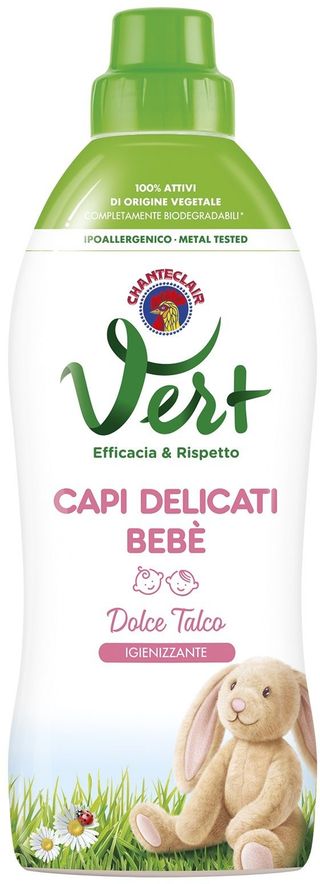 CHANTECLAIR VERT BEBE' DETERSIVO CAPI DELICATI TALCO 750ML   REA6093