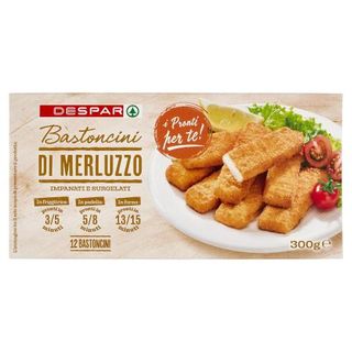 Despar I Pronti Per Te! Bastoncini Di Merluzzo Impanati E Surgelati 12 X 25 G