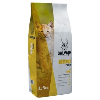 Salvaje Kitten Pollo Pienso Para Gatos 1.5Kg