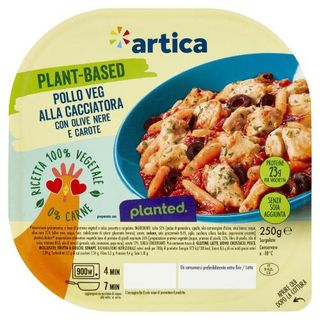 Plant Based: Pollo Veg Alla Cacciatora Con Olive Nere 250G
